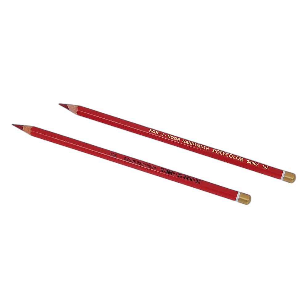 Koh-i-Noor Polycolor 3800 Artist Coloured Pencil 132 Carmine Red