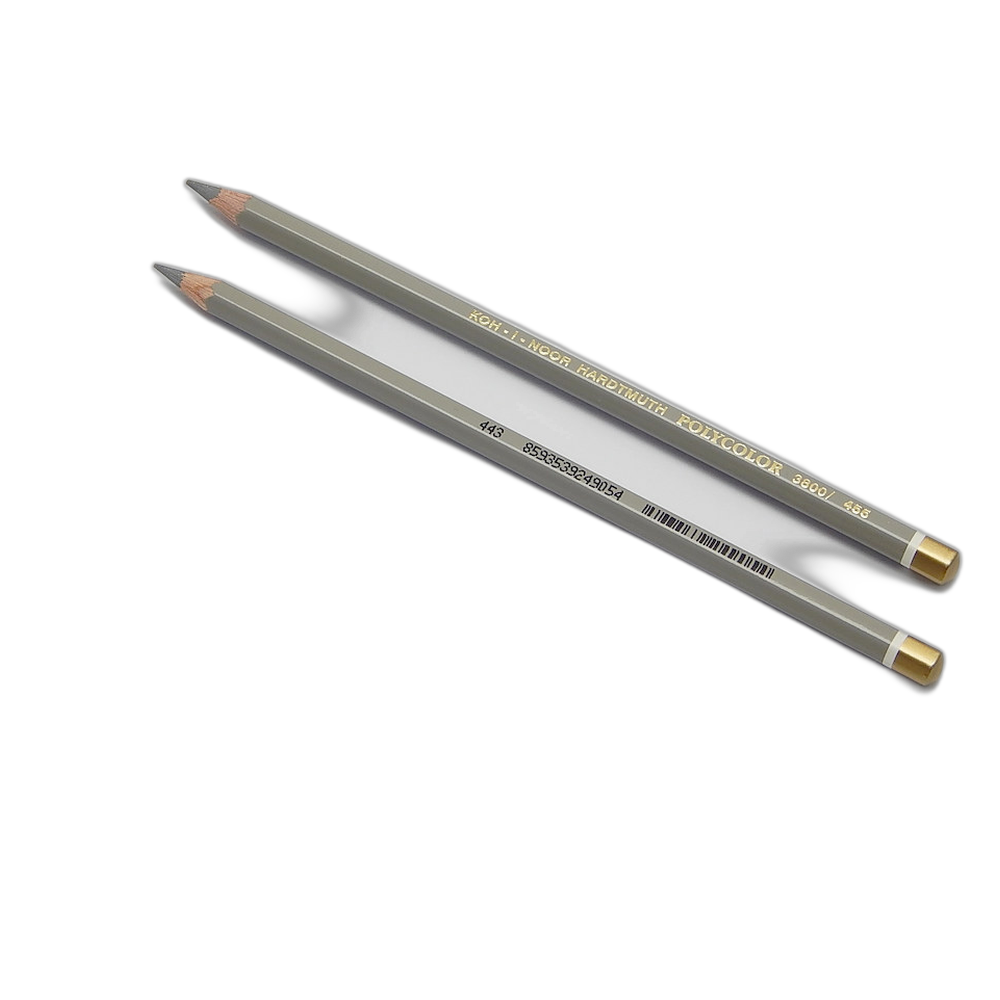 Koh-i-Noor Polycolor 3800 Artist Coloured Pencil 455 Warm Grey 5