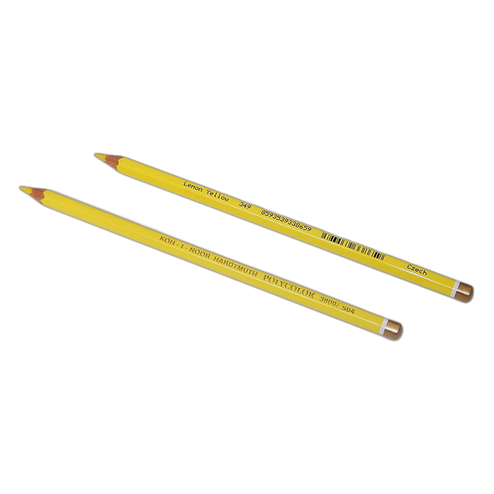 Koh-i-Noor Polycolor 3800 Artist Coloured Pencil 504 Lemon Yellow