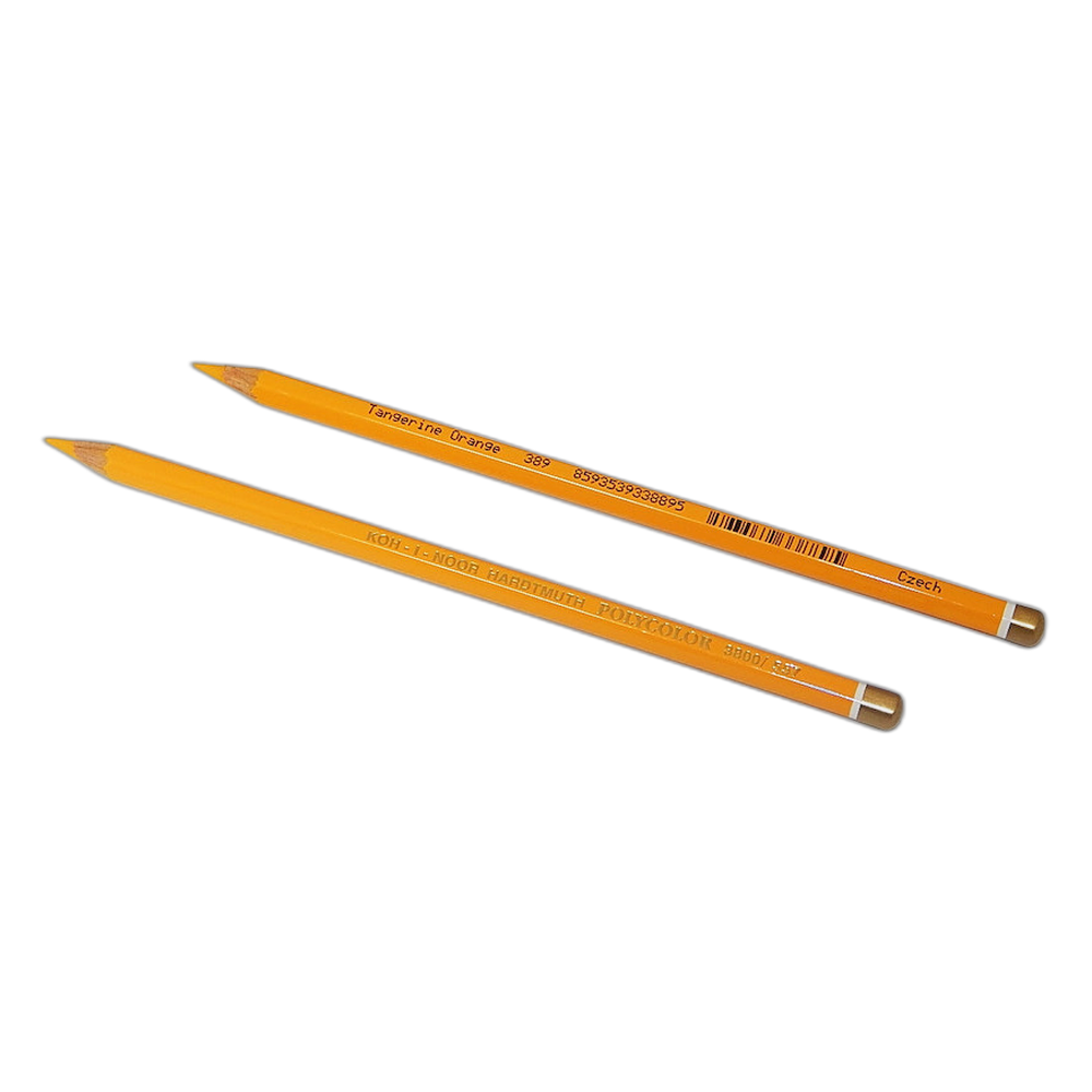 Koh-i-Noor Polycolor 3800 Artist Coloured Pencil 557 Tangerine Orange