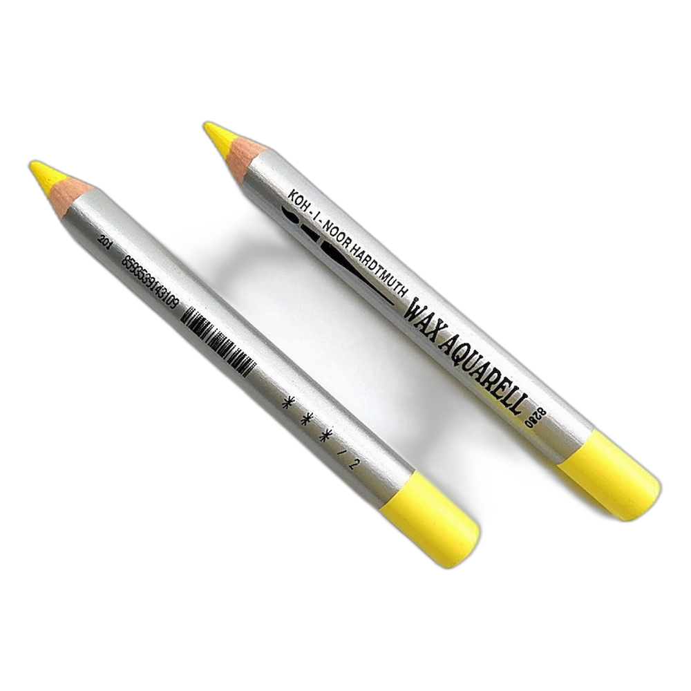Koh-i-Noor Wax Aquarell 8280 Pencil 02 Light Yellow