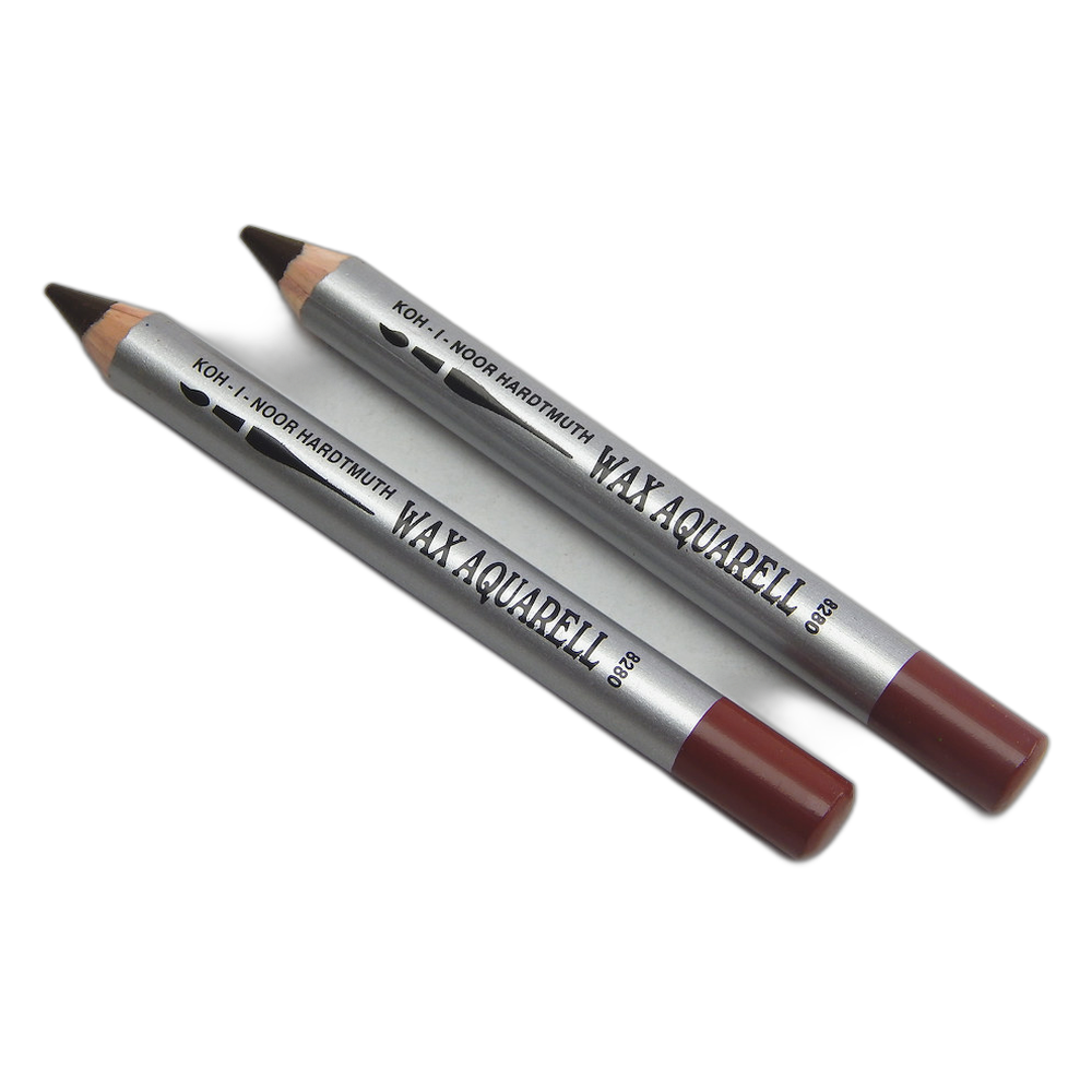 Koh-i-Noor Wax Aquarell 8280 Pencil 32 Brown