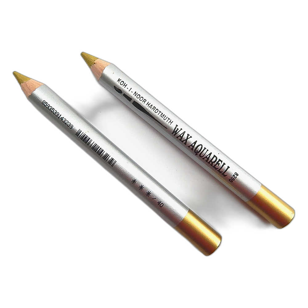 Koh-i-Noor Wax Aquarell 8280 Pencil 40 Gold