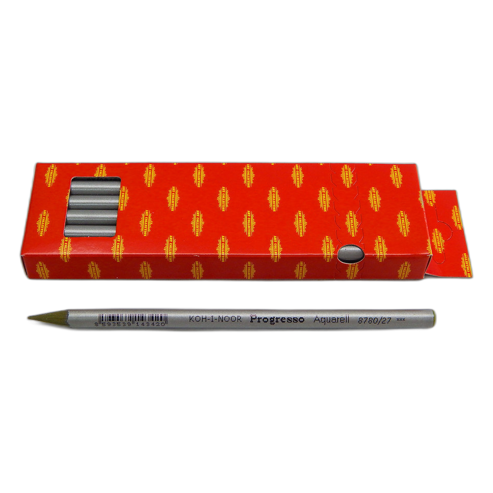 Koh-i-Noor Progresso 8780 Woodless Aquarell Pencil 27 Olive Green Dark