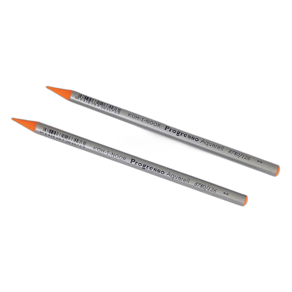 Koh-i-Noor Progresso 8780 Woodless Aquarell Pencil 126 Persian Orange