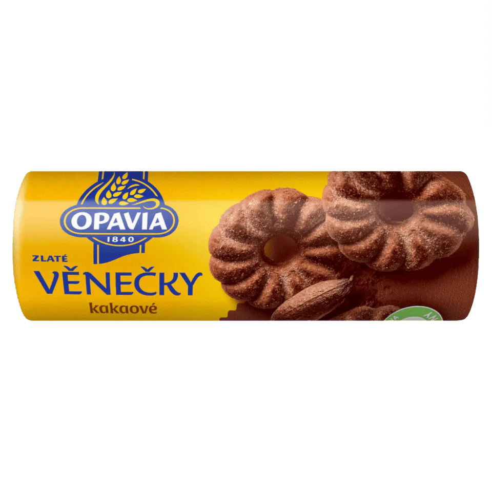Opavia Zlate Venecky Cocoa Ring Cookies / Zlate Venecky kakaove krouzky