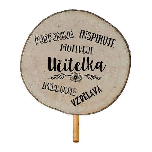 Wooden Flower Decoration for a Female Teacher