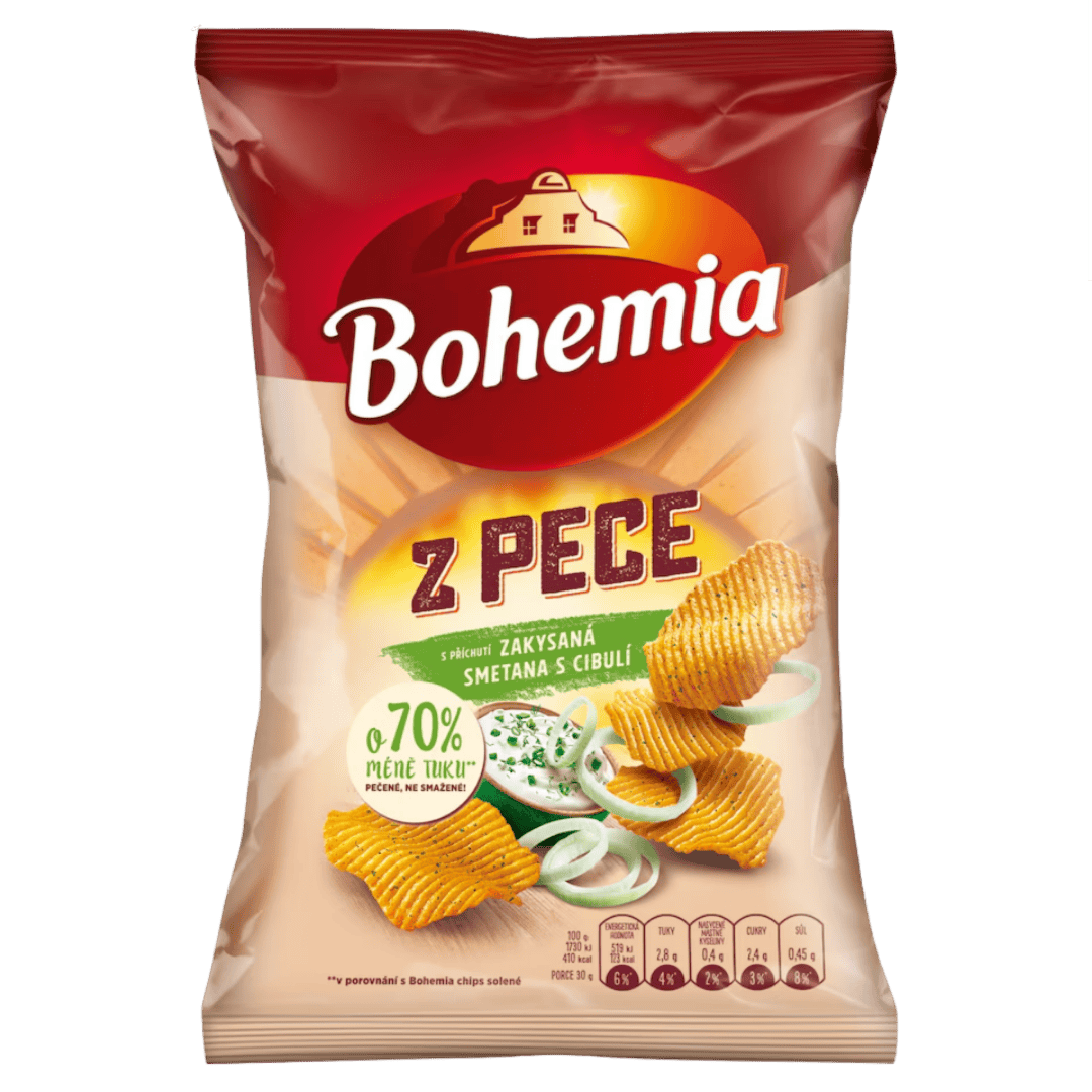 Bohemia Z Pece Sour Cream & Onion / Z pece smetanovo-cibulove