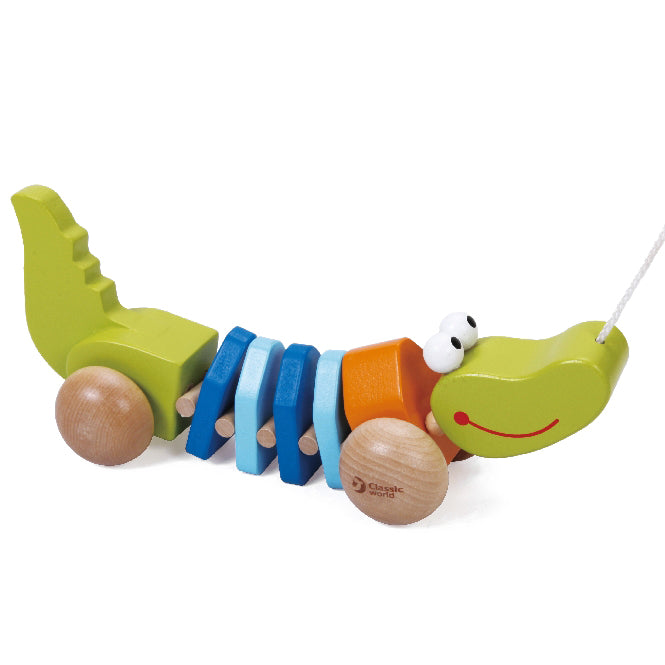 Dreveny tahaci krokodyl | Czech Toys | czechmovie