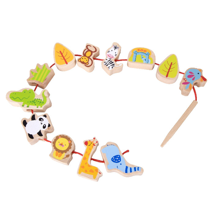 Drevene korale navlekaci ZOO | Czech Toys | czechmovie