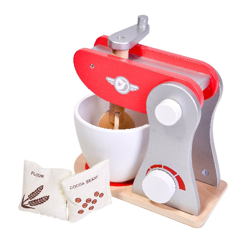 Dreveny retro mixer s prislusenstvim | Czech Toys | czechmovie