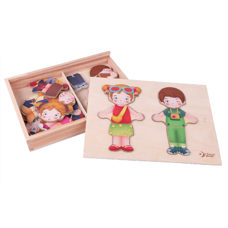 Puzzle oblekaci 26 dilu | Czech Toys | czechmovie