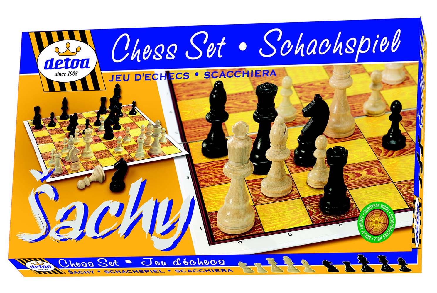 Hra Sachy KLASIK drevene | Czech Toys | czechmovie