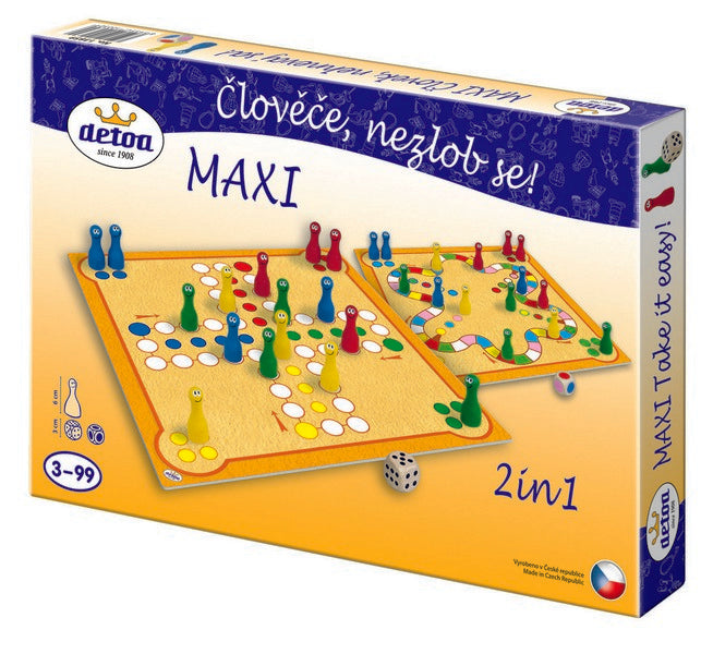 Hra Clovece nezlob se! MAXI | Czech Toys | czechmovie