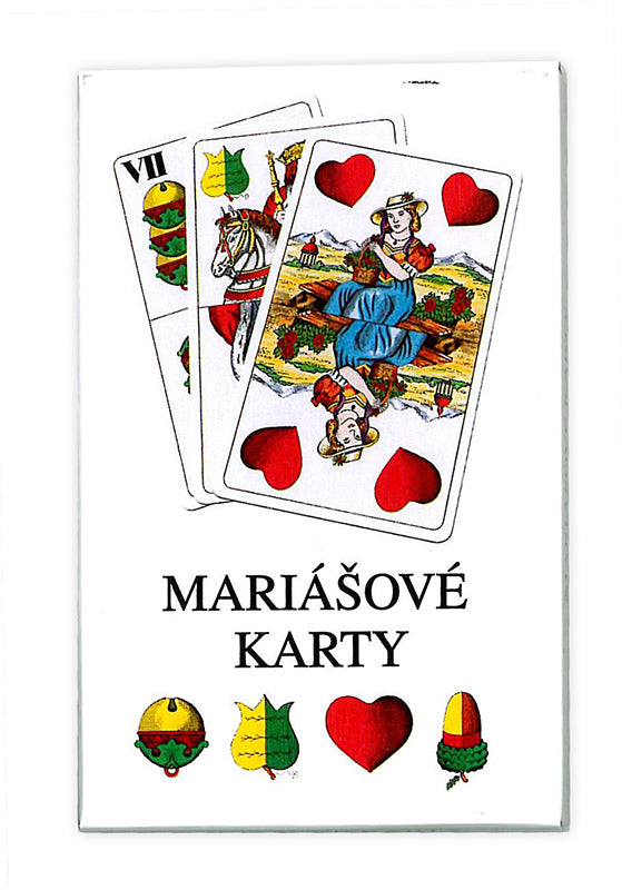 Karty mariasove dvouhlave v papirove krabicce | Czech Toys | czechmovie