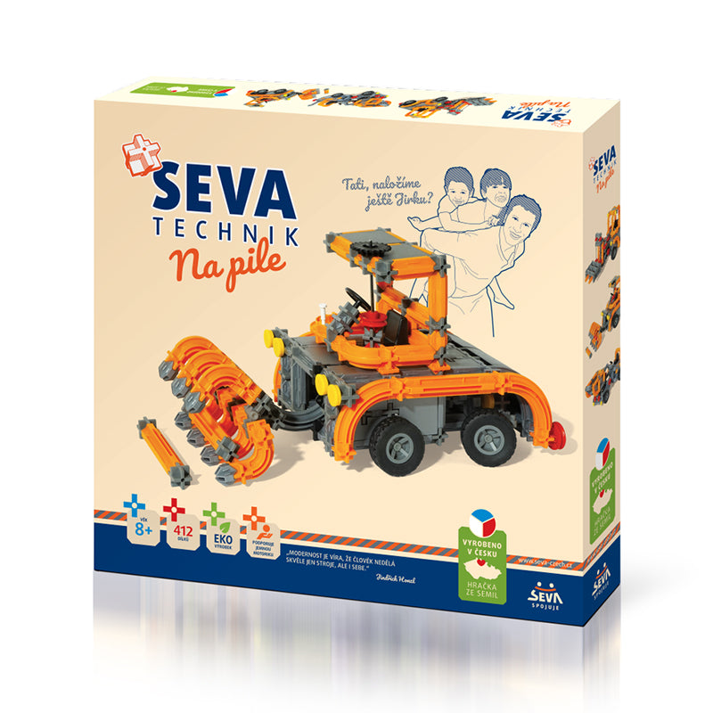 Stavebnice SEVA TECHNIK – Na pile | Czech Toys | czechmovie