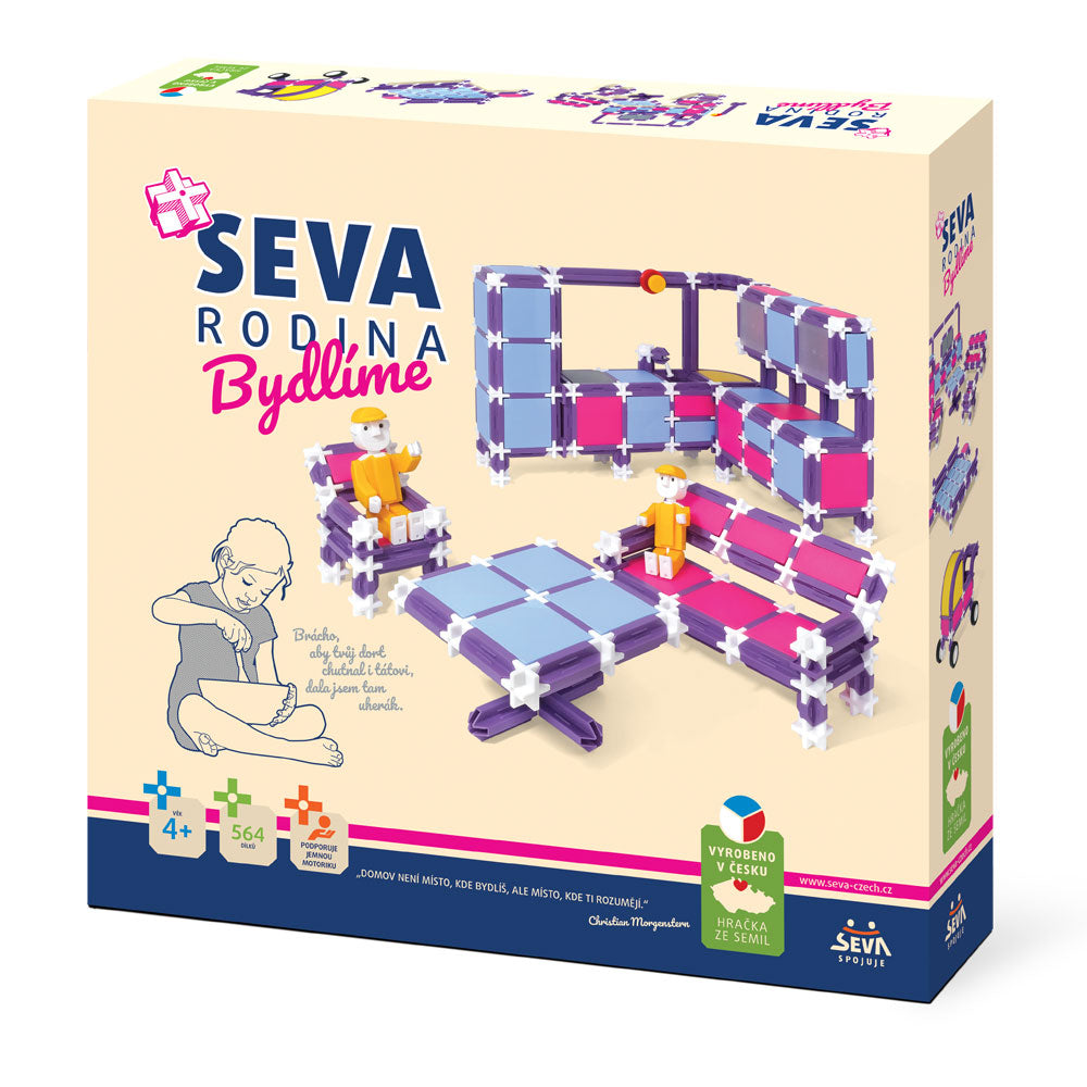 Stavebnice SEVA RODINA Bydlime | Czech Toys | czechmovie