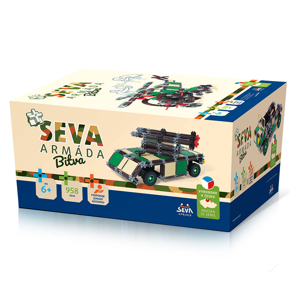 Stavebnice SEVA ARMÁDA - Bitva | Czech Toys | czechmovie