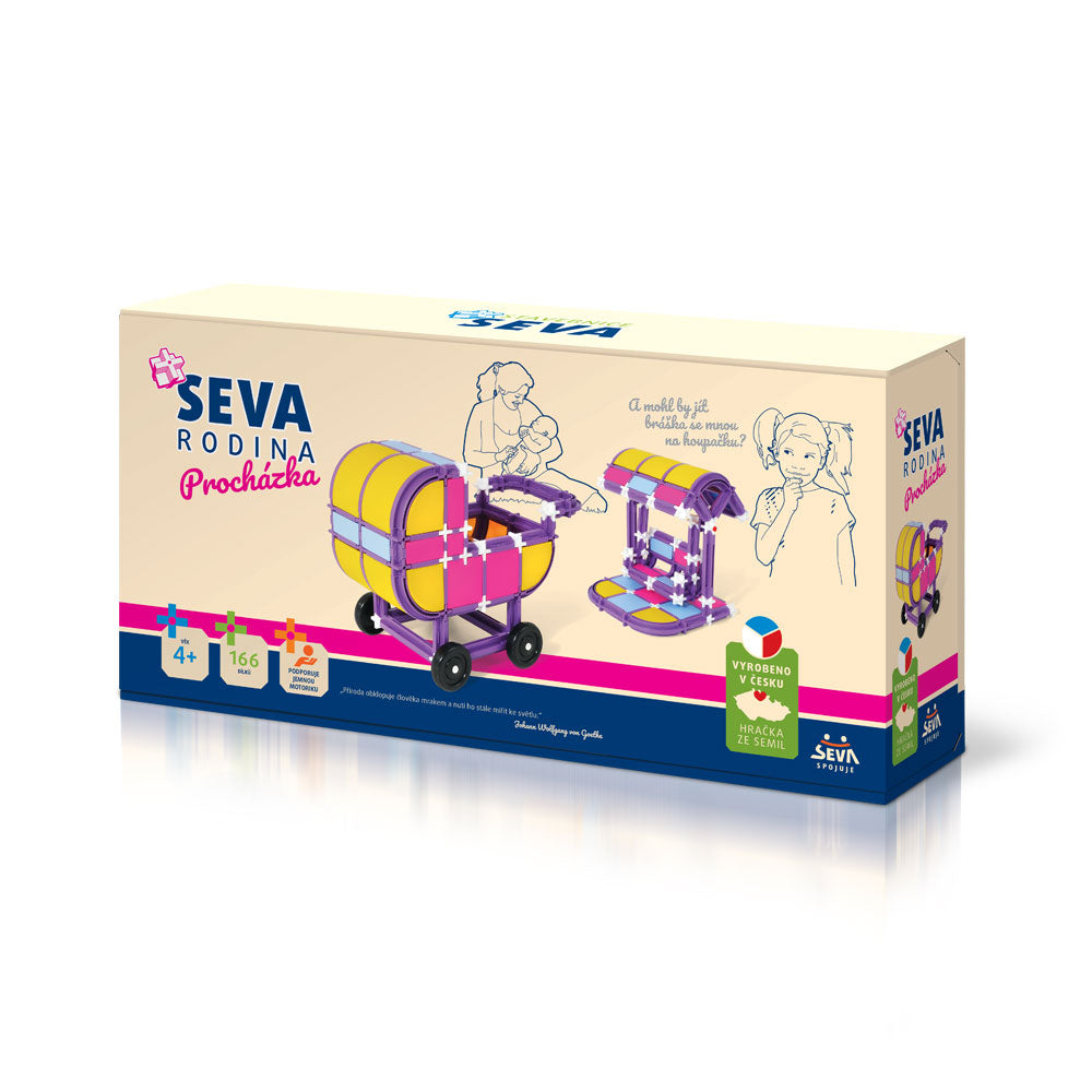 Stavebnice SEVA RODINA Prochazka | Czech Toys | czechmovie