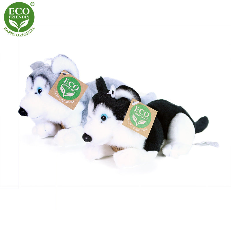 Plysovy pes husky 17 cm ECO-FRIENDLY | Czech Toys | czechmovie