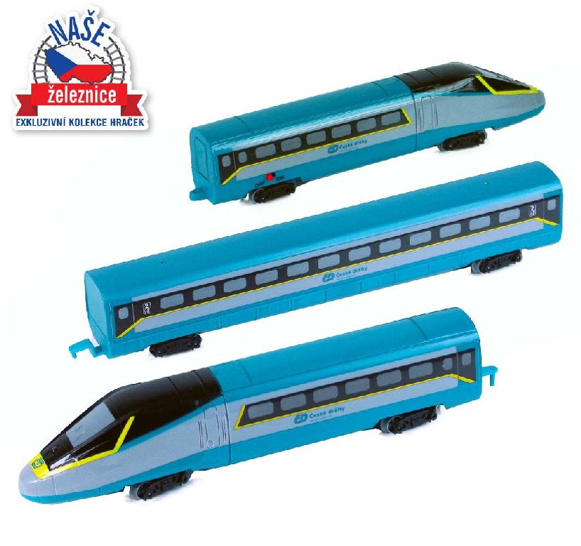 Vlak Ceske drahy SC Pendolino se zvukem a svetlem | Czech Toys | czechmovie