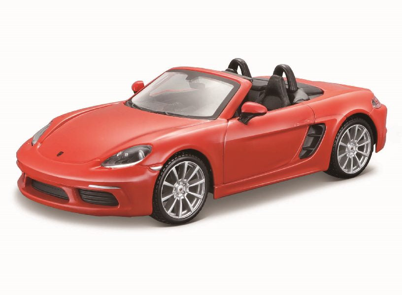 Bburago 1:24 Porsche 718 Boxster oranzova | Czech Toys | czechmovie