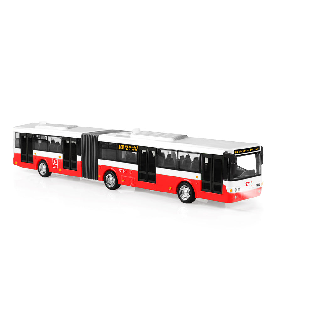 Kloubovy autobus ktery hlasi zastavky cesky 36 cm | Czech Toys | czechmovie