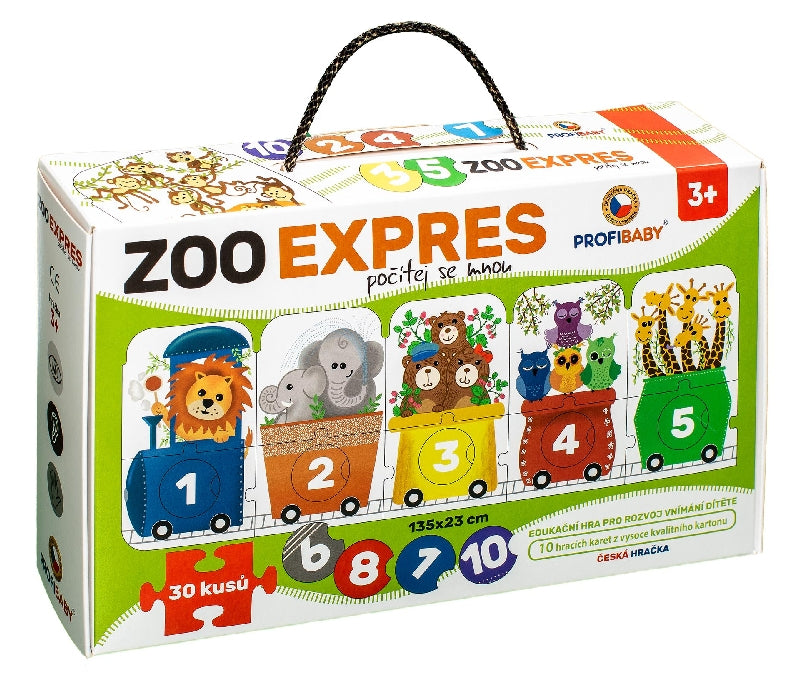Hra ZOO expres pocitej se mnou | Czech Toys | czechmovie