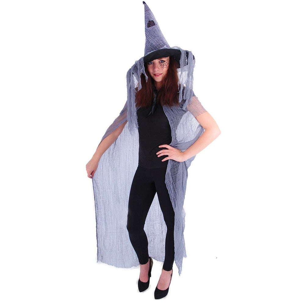 Carodejnicky plast s kloboukem pro dospele/Halloween | Czech Toys | czechmovie