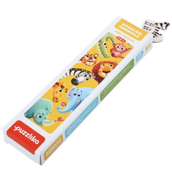 Africka zviratka - naucne puzzle 8 zviratek - 16 dilu | Czech Toys | czechmovie