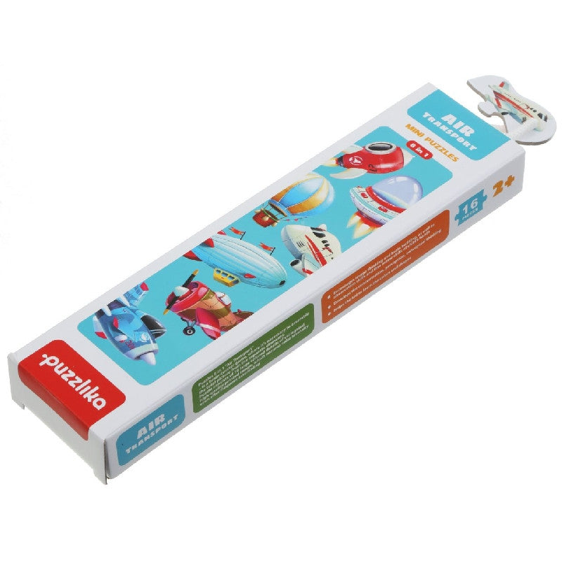 Puzzlika 15283 Letecka doprava - puzzle 8 dopravnich prostredku - 16 dilku | Czech Toys | czechmovie