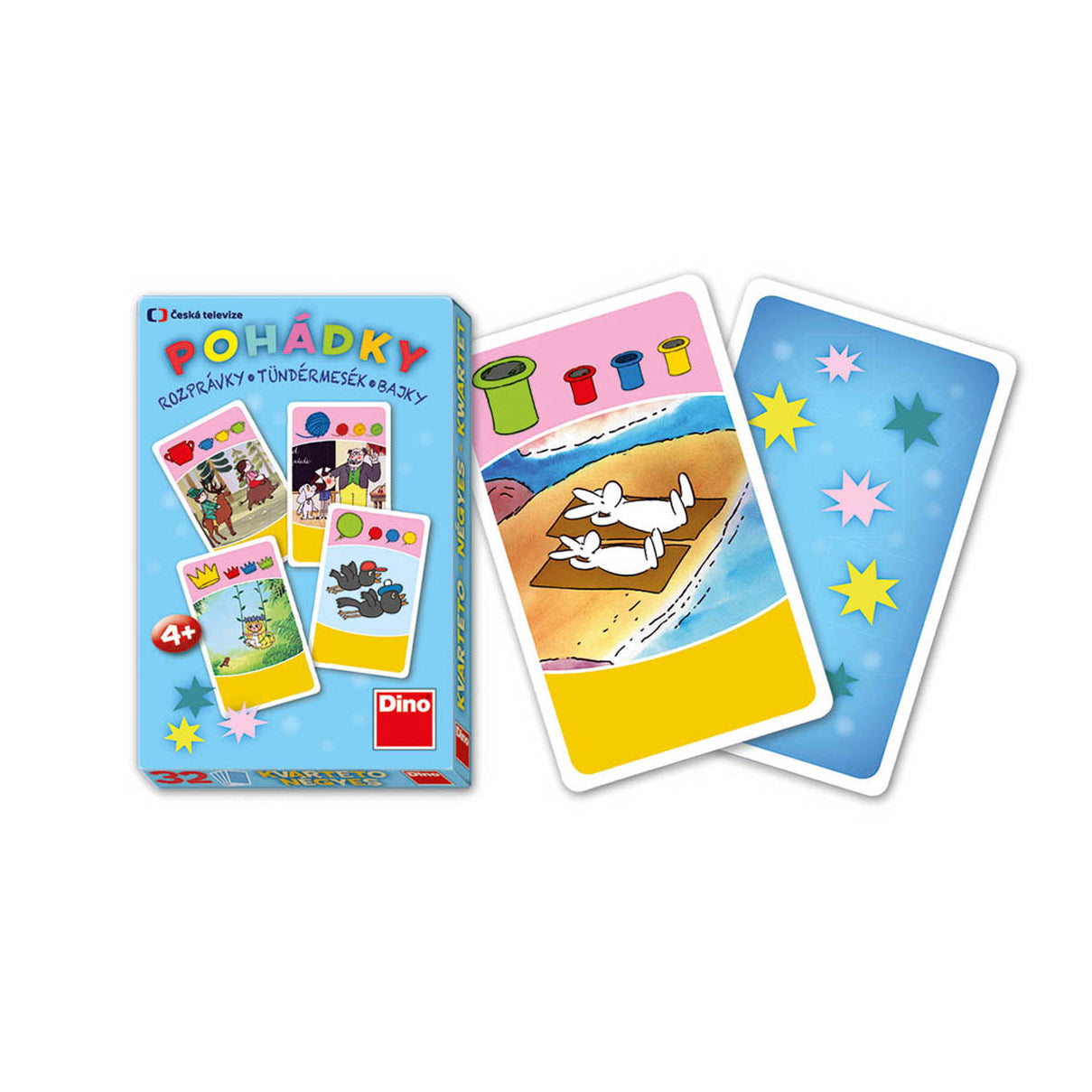 Karty kvarteto Pohadky | Czech Toys | czechmovie