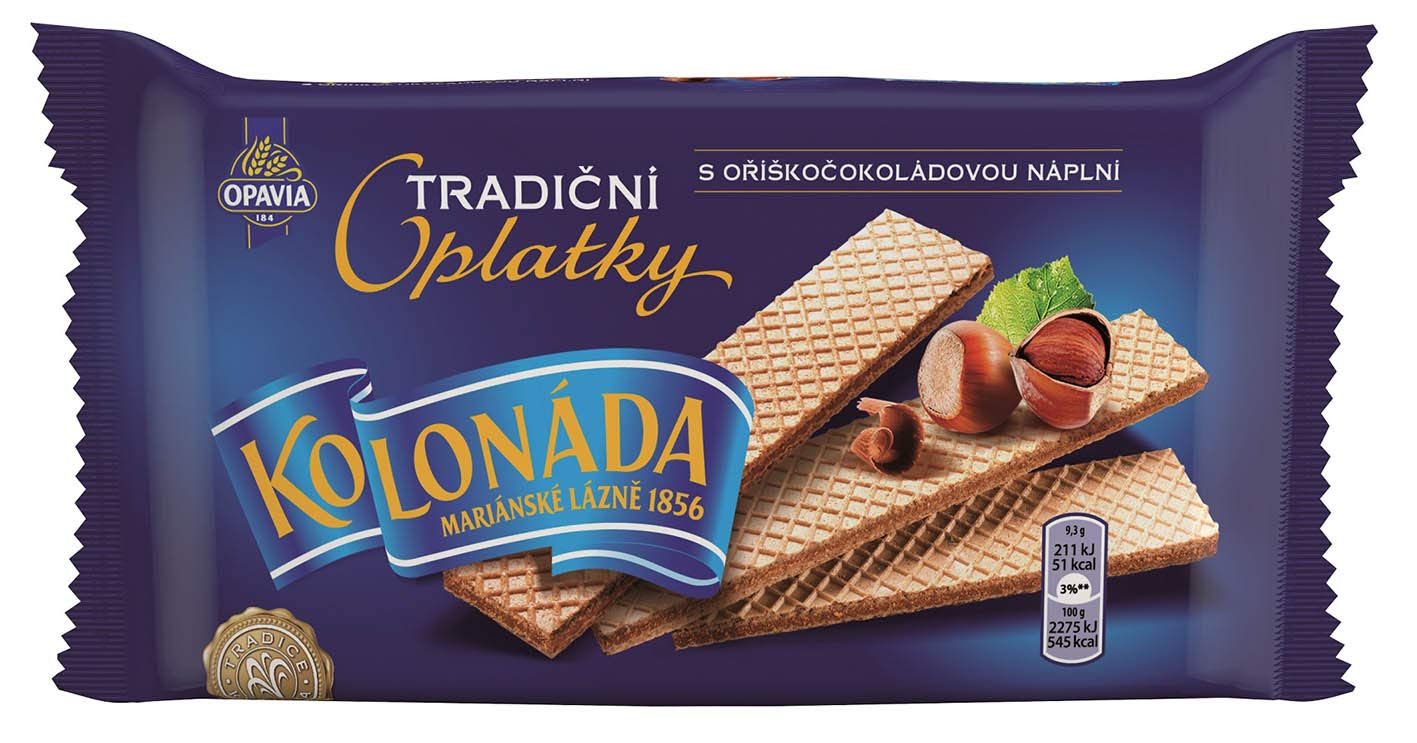 Opavia Kolonada Wafers with Hazelnut filling