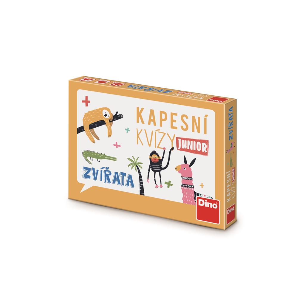 Hra Kapesni kviz Junior - Zvirata | Czech Toys | czechmovie