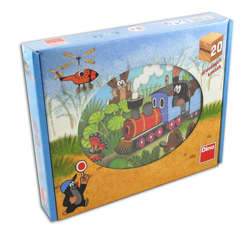 Kubus Krtek a dopravni prostredky 20 kostek | Czech Toys | czechmovie