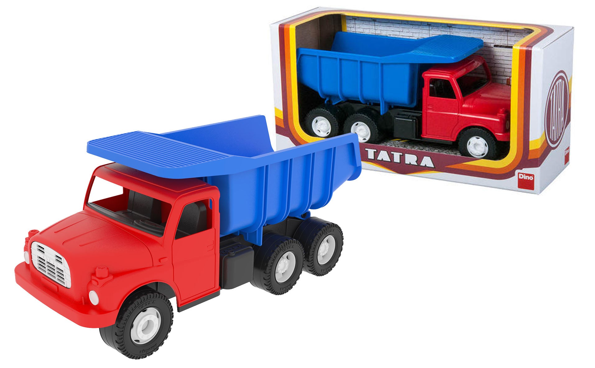 Auto Tatra 148 modro-cervena plastova 30cm | Czech Toys | czechmovie