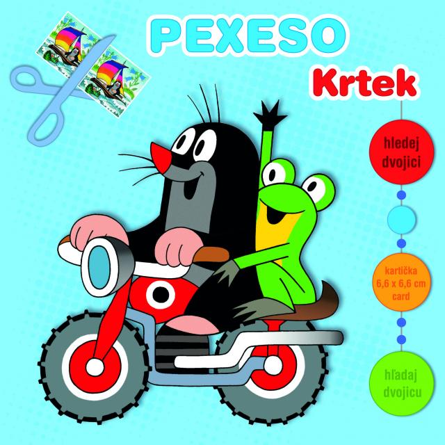 Pexeso v sesitu Krtek a motorka s maxi kartickami | Czech Toys | czechmovie