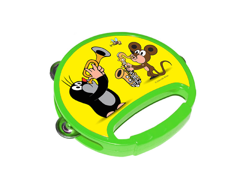 Detska tamburina Krtek 18cm | Czech Toys | czechmovie