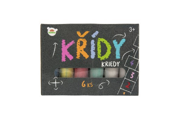 Kridy barevne v krabicce 6ks | Czech Toys | czechmovie