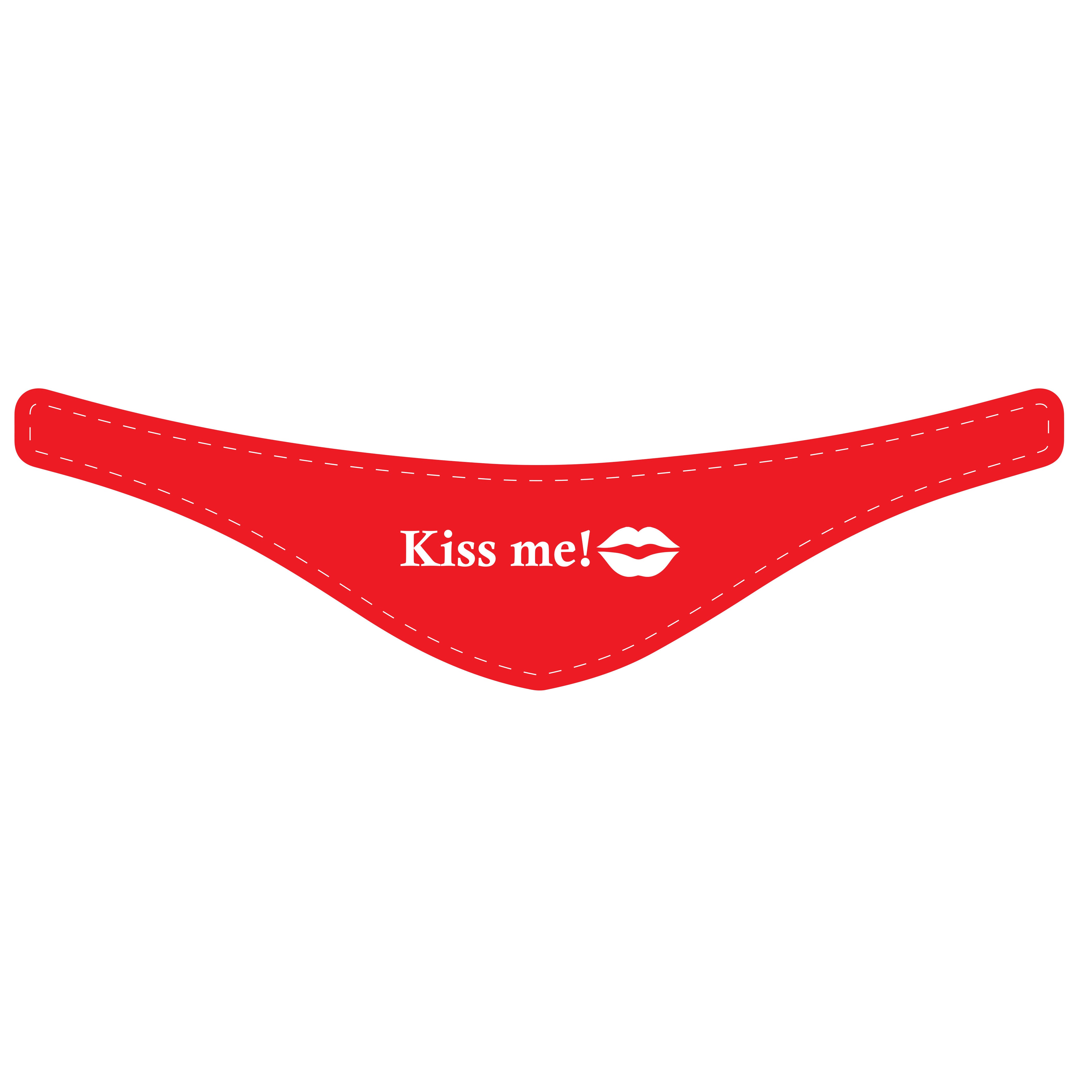 SAMOSTATNĚ NEPRODEJNÝ! satek na plys motiv Kiss me! | Czech Toys | czechmovie
