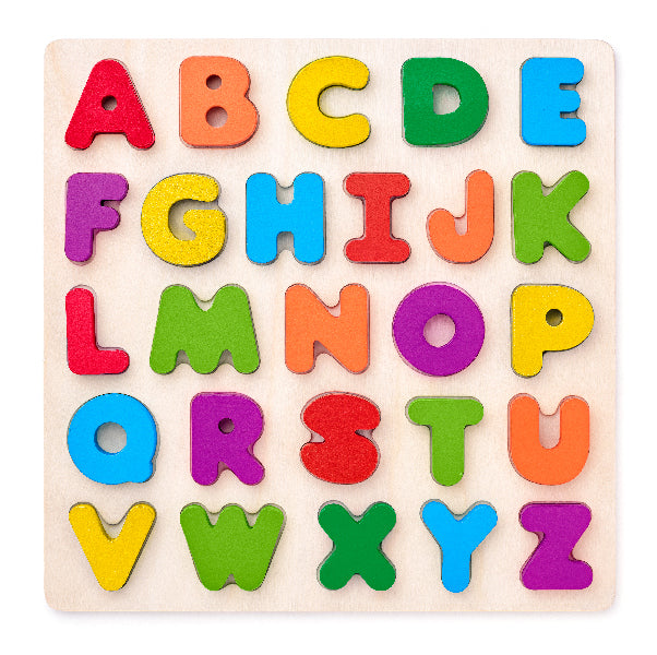 Puzzle ABC- pismena na desce | Czech Toys | czechmovie