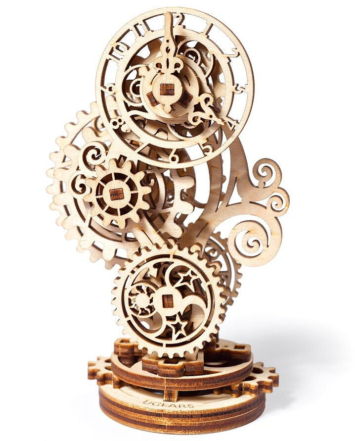 Ugears 3D drevene mechanicke puzzle Steampunkove hodiny | Czech Toys | czechmovie