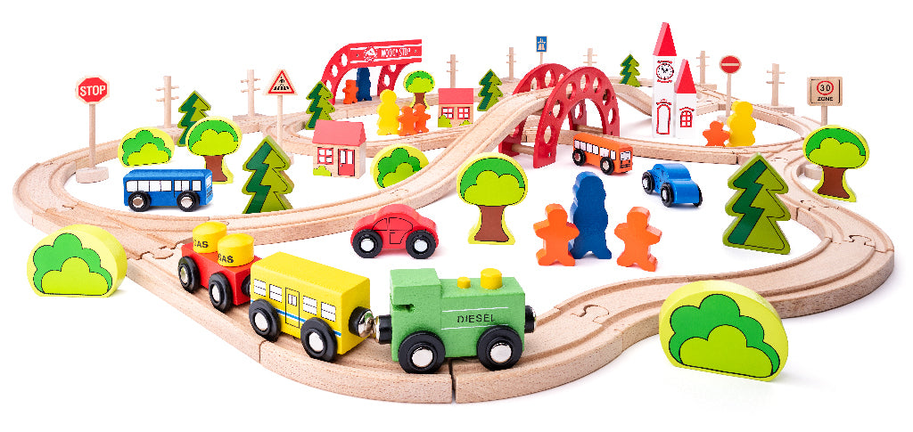 Vlackodraha s mostem a zastavkou 90 dilu | Czech Toys | czechmovie