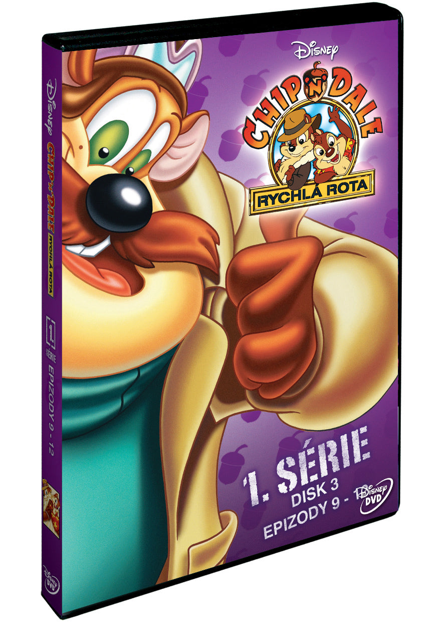 Rychla rota 1. serie - disk 3. DVD / Chip N' Dale Rescue Rangers: Volume 1 - Disc 3