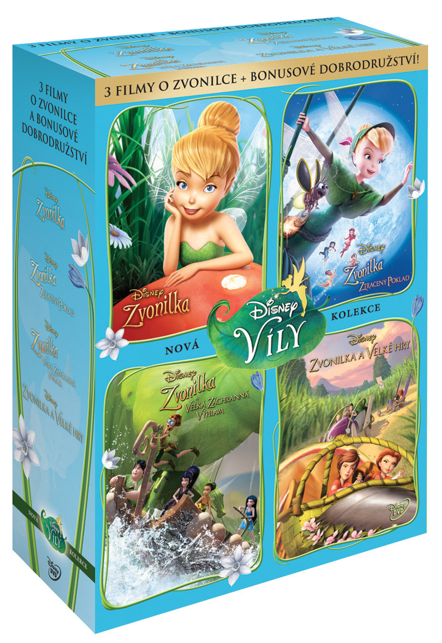 Zvonilka kolekce 4DVD / Tinker Bell 4 Pack