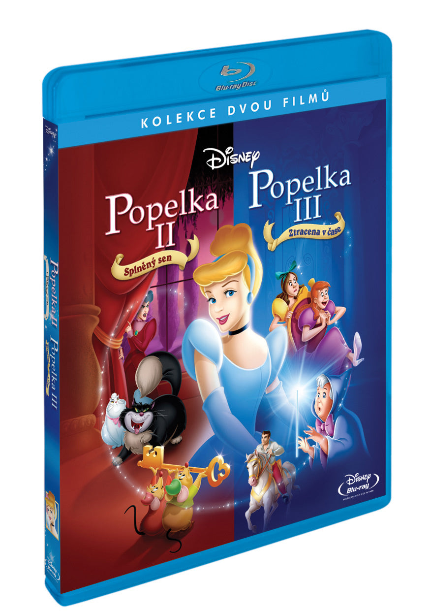 Popelka 2.: Splneny sen SE + Popelka 3.: Ztracena v case SE 2BD / Cinderella 2: Dreams Come True SE + Cinderella 3: A twist in Time SE - Czech version