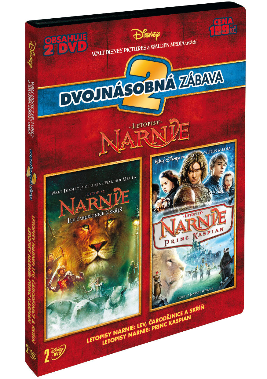 Letopisy Narnie 1+2 2DVD - Edice dvojnasobna zabava / Letopisy Narnie 1+2