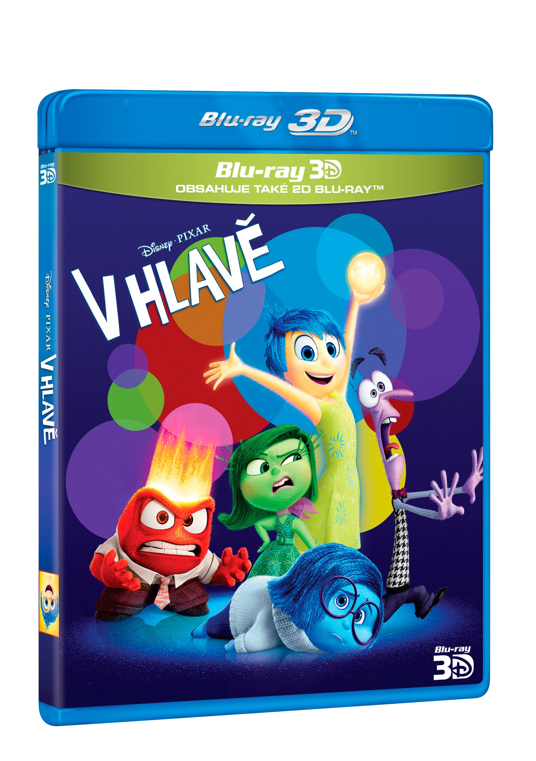 V hlave 2BD (3D+2D) / Inside Out - Czech version