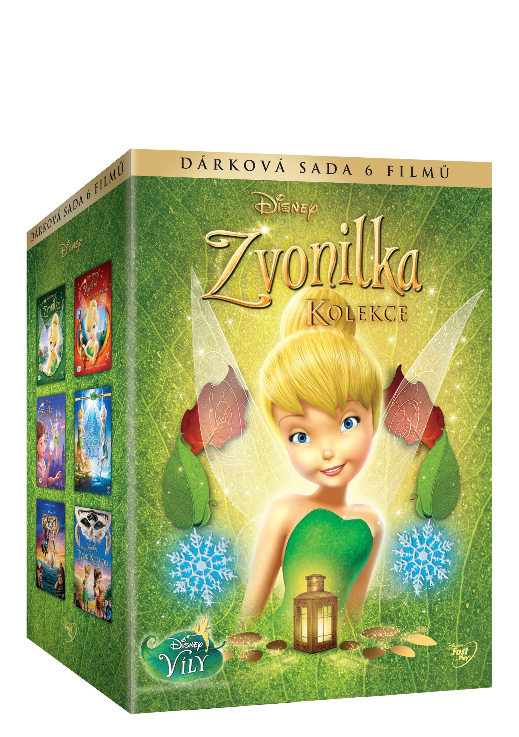 Zvonilka kolekce 2. 1.-6. 6DVD / Tinker Bell Box-Set