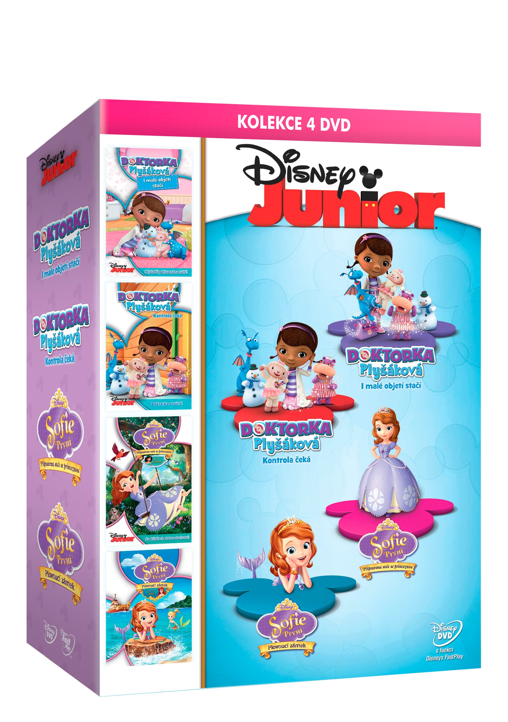 Doktorka Plysakova + Sofie Prvni kolekce 4DVD / Doc McStuffins + Sofia The First